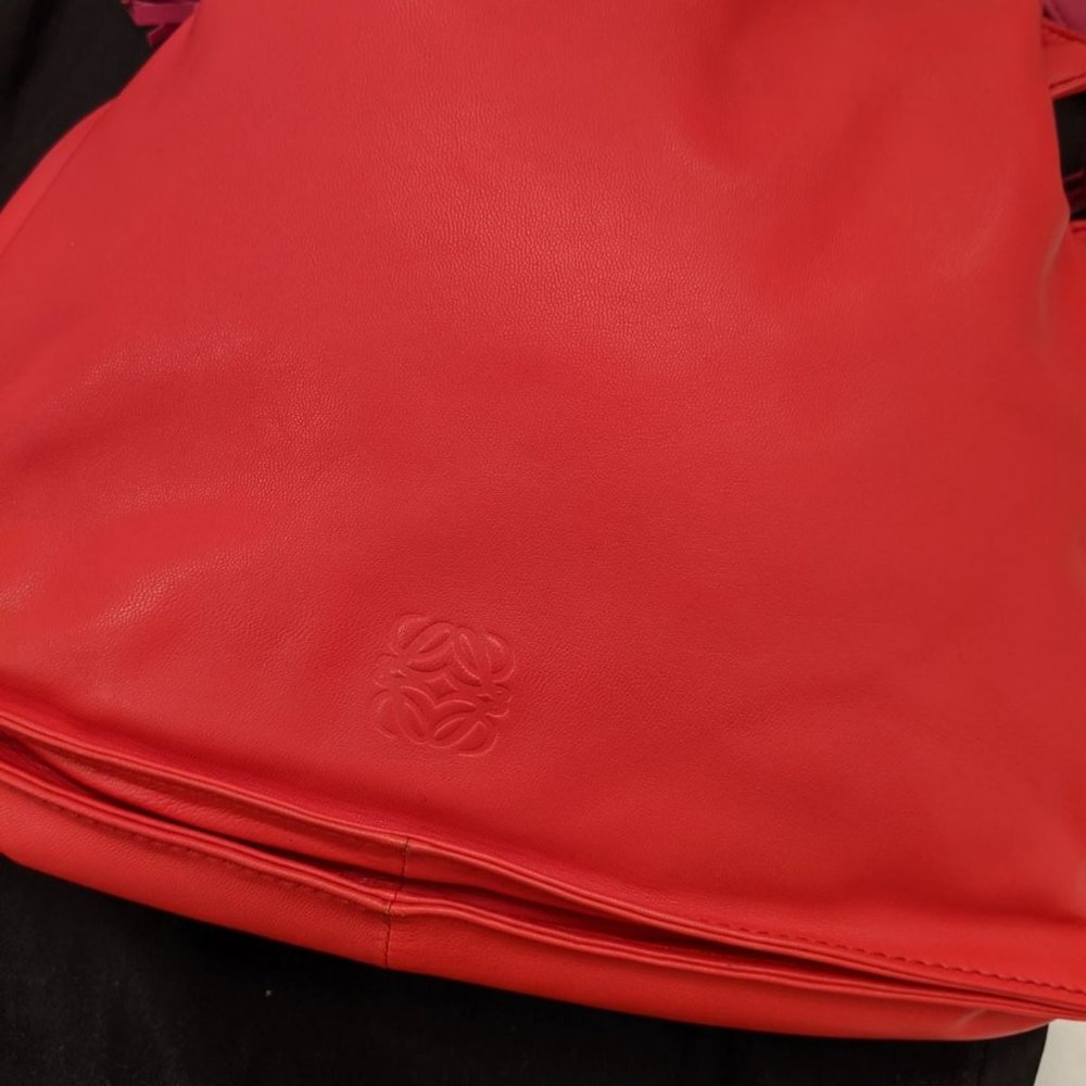 Loewe flamenco pink orange drawstring bag - Picture 2 of 6